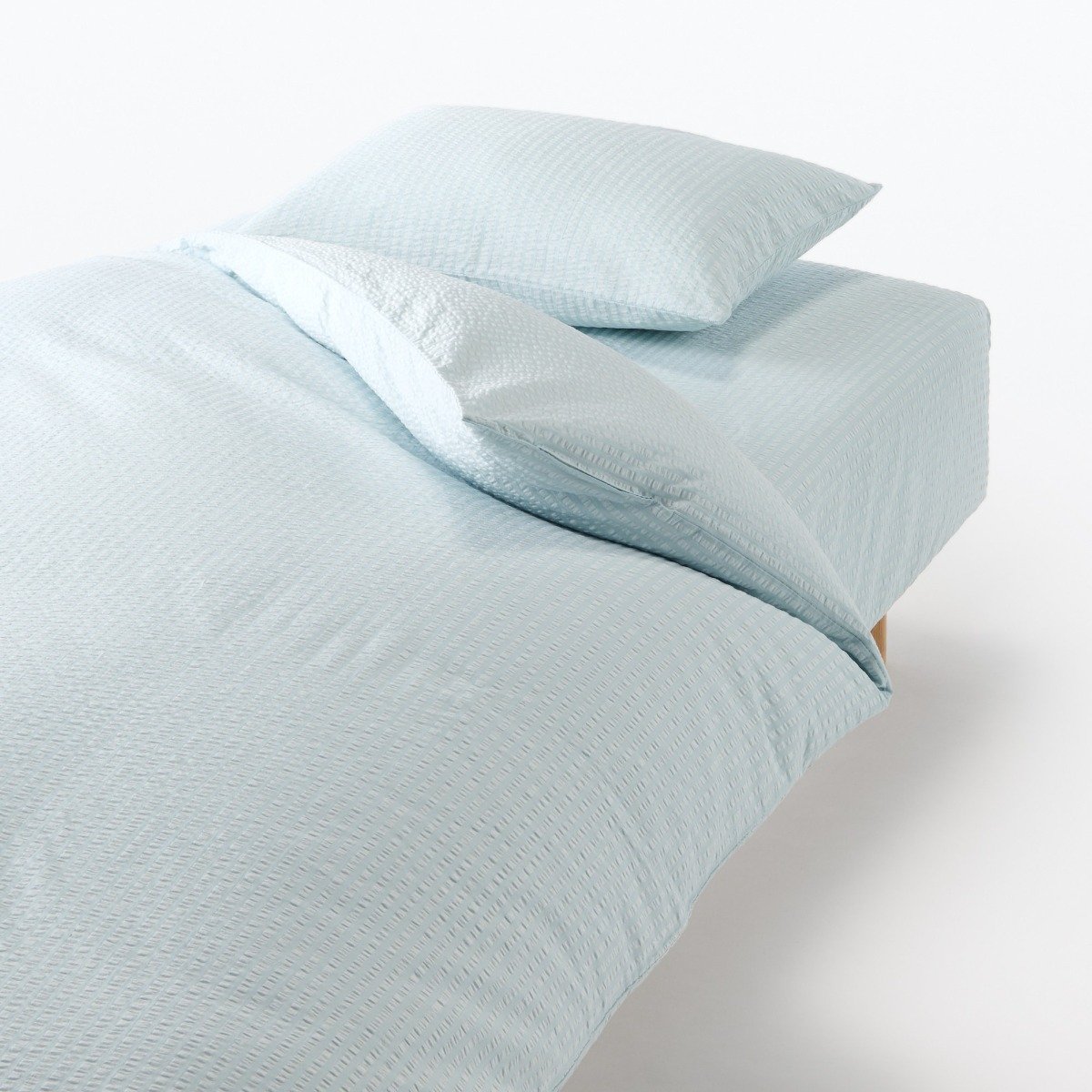 MUJI Vỏ Chăn Cotton Seersucker - Q