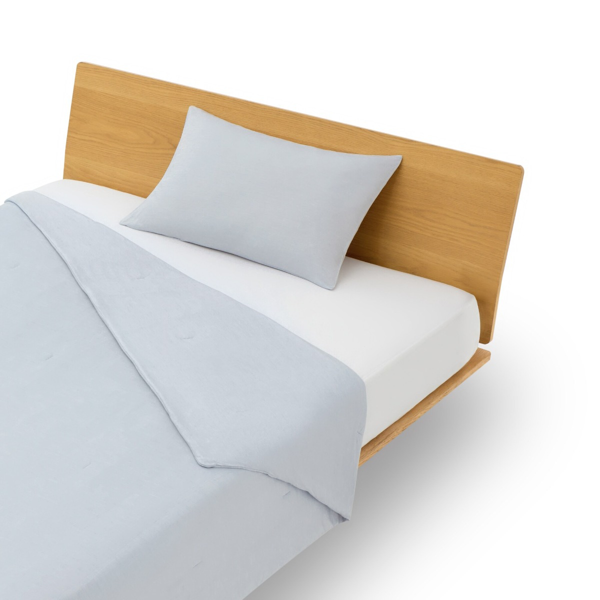 Bộ Chăn Mỏng Làm Mát Kèm Vỏ Gối - Q - Blue