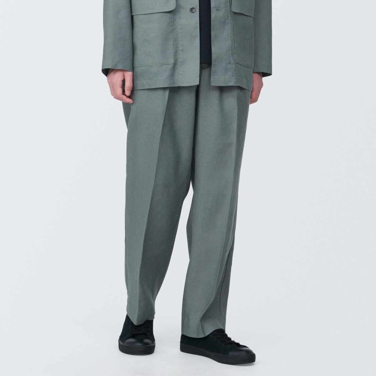 M'S Hemp Blended Straight Pants