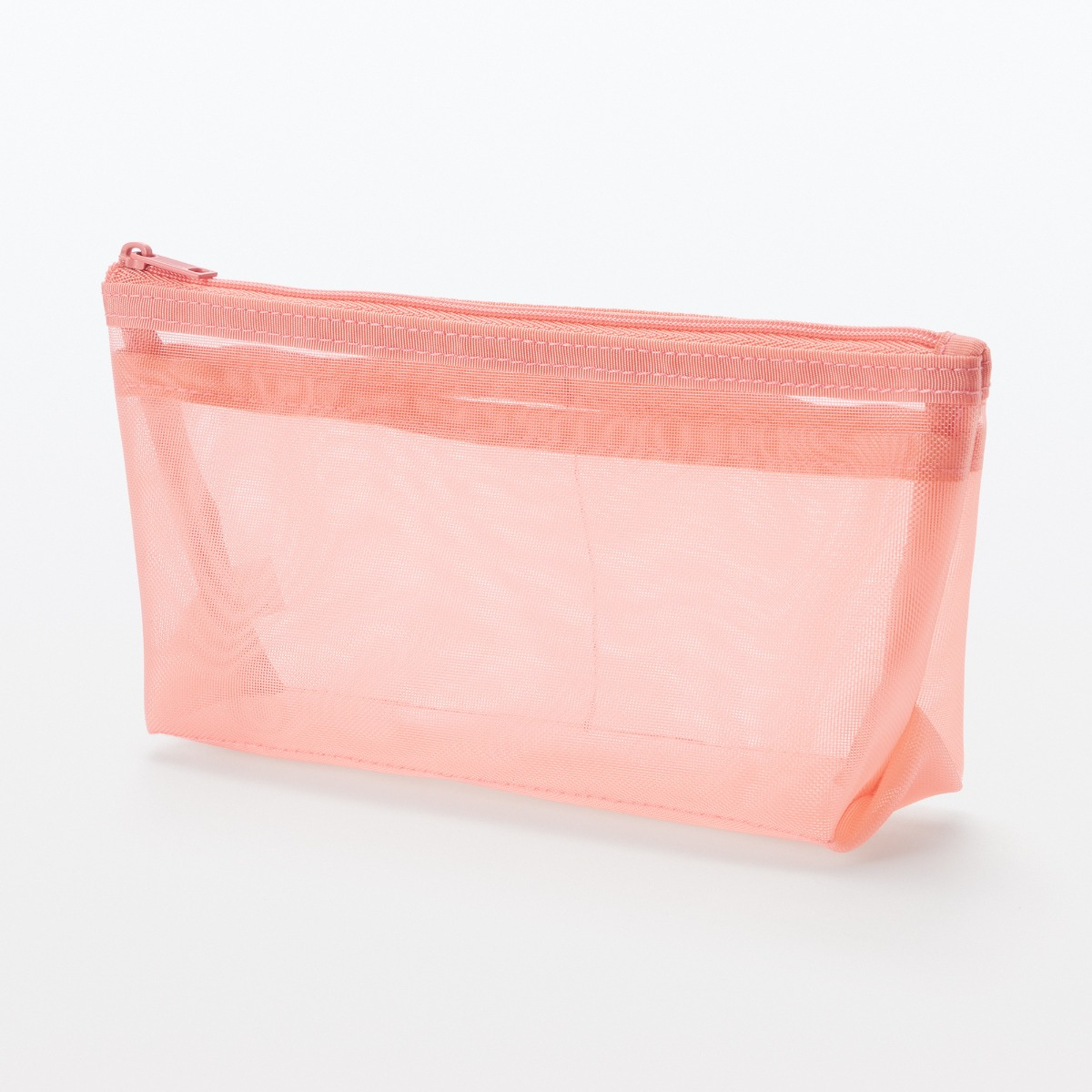 Hộp Bút Lưới Gusset W170*H100 - Hồng MUJI