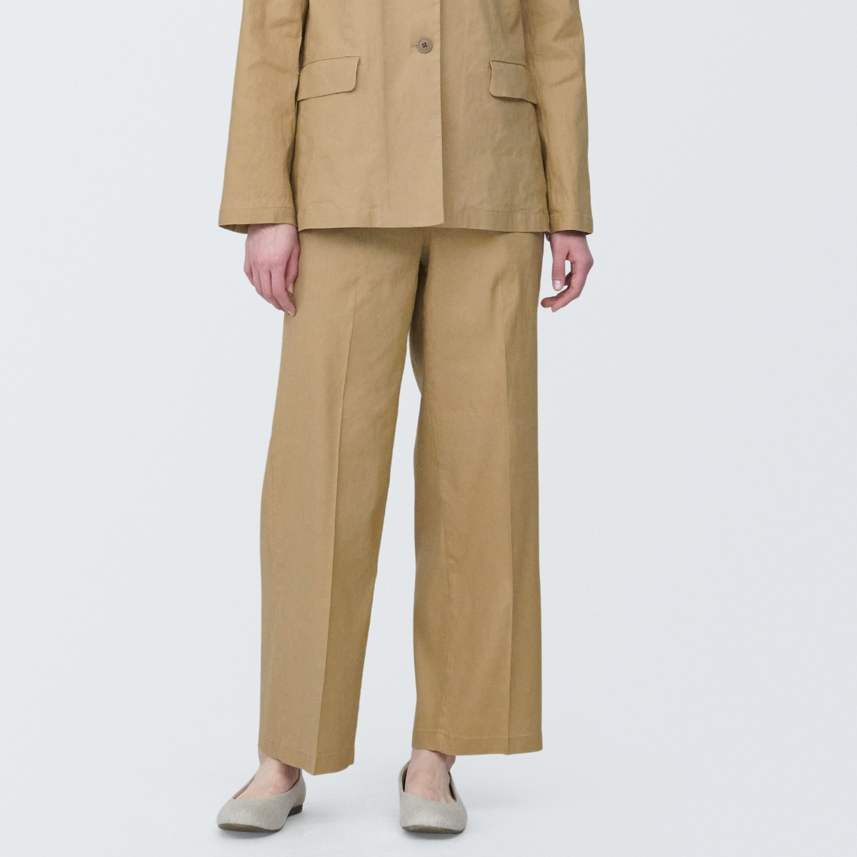 Women'S Hemp Blend Stretch Straight Pants