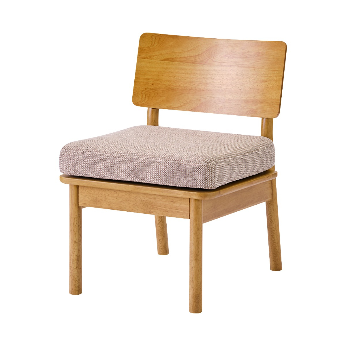 MUJI Wooden Living Dining Chair Cloth Seat