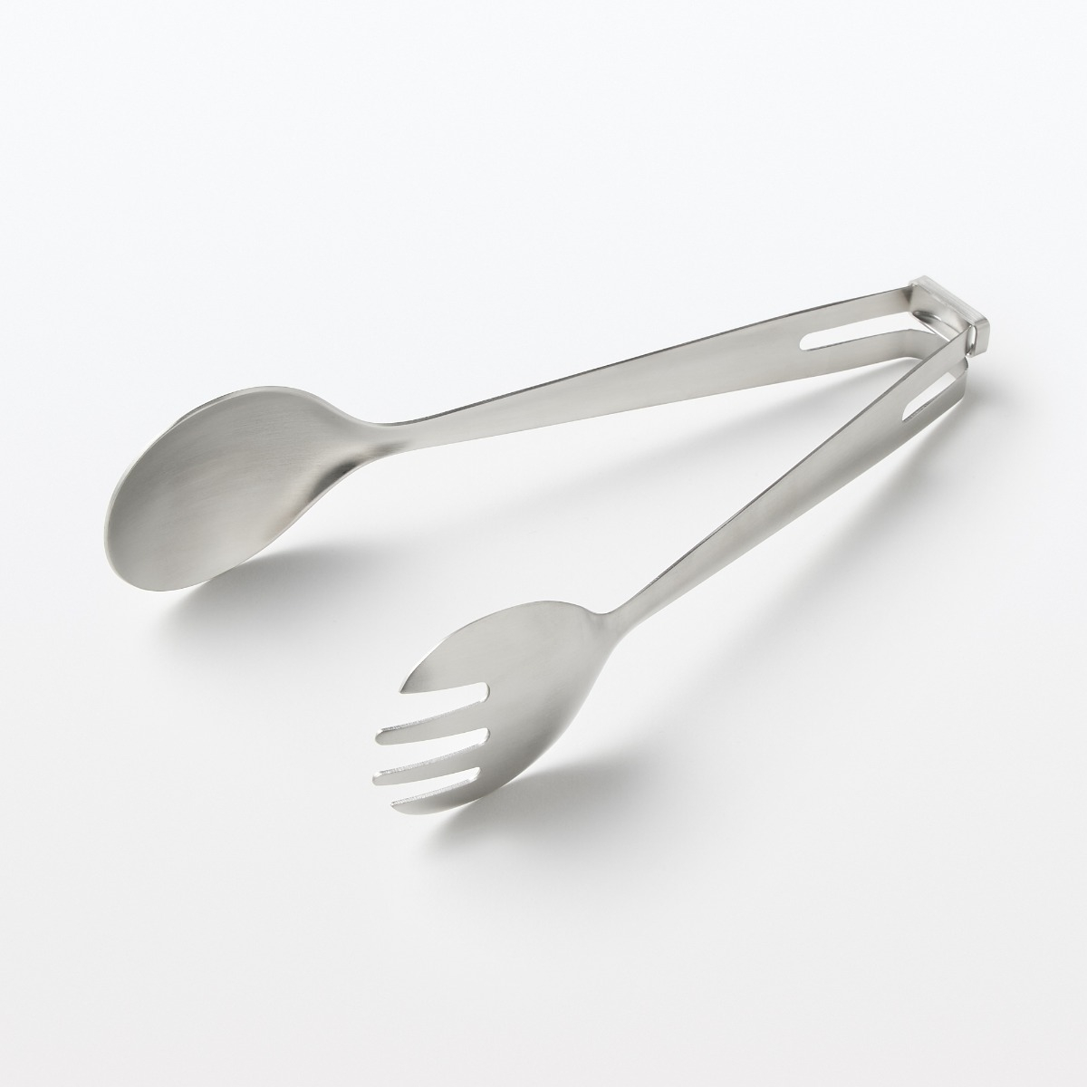 MUJI Stainless Steel Salad Tongs With Lock
