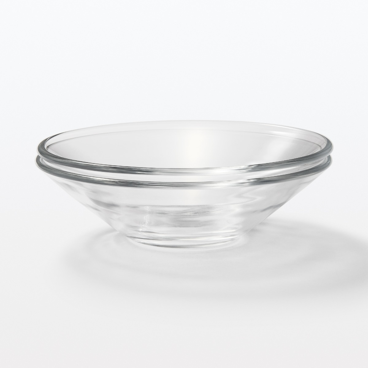 MUJI Tô Thủy Tinh Soda Lòng Nông - S