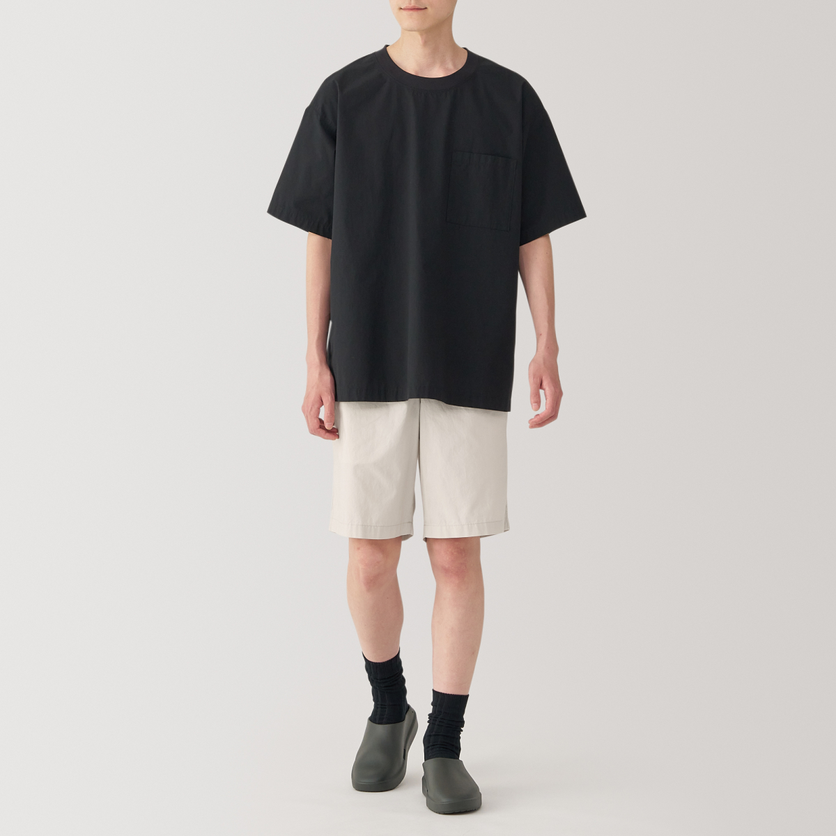 M'S Washed Broad Short Pants(Os)