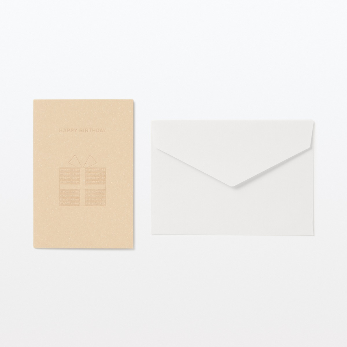 Thiệp Hình Hộp Quà Kèm Bao Thư