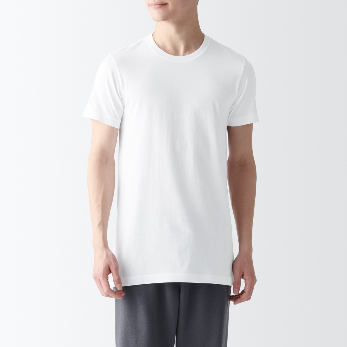 Bộ 2 Áo Thun Cổ Tròn Vải Cotton