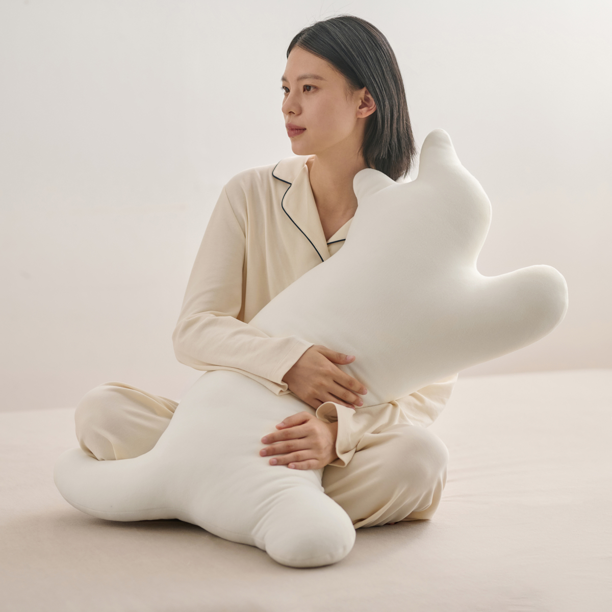 Gối Sợi Ấm Hình Mèo