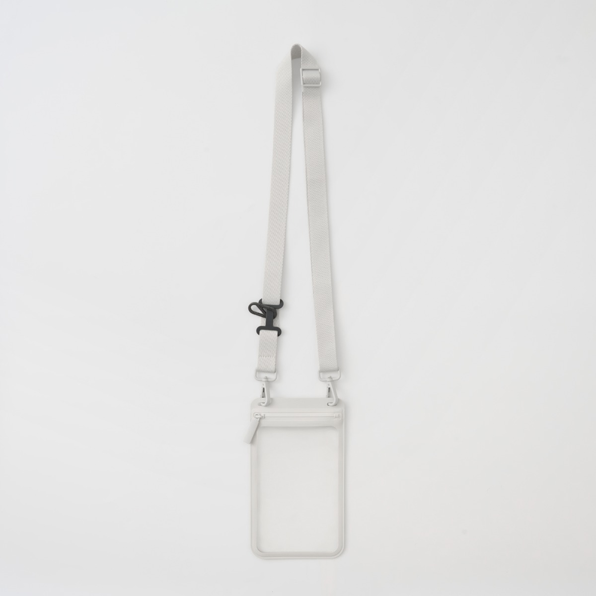 MUJI Combinations Case Strap With Hook - White Grey