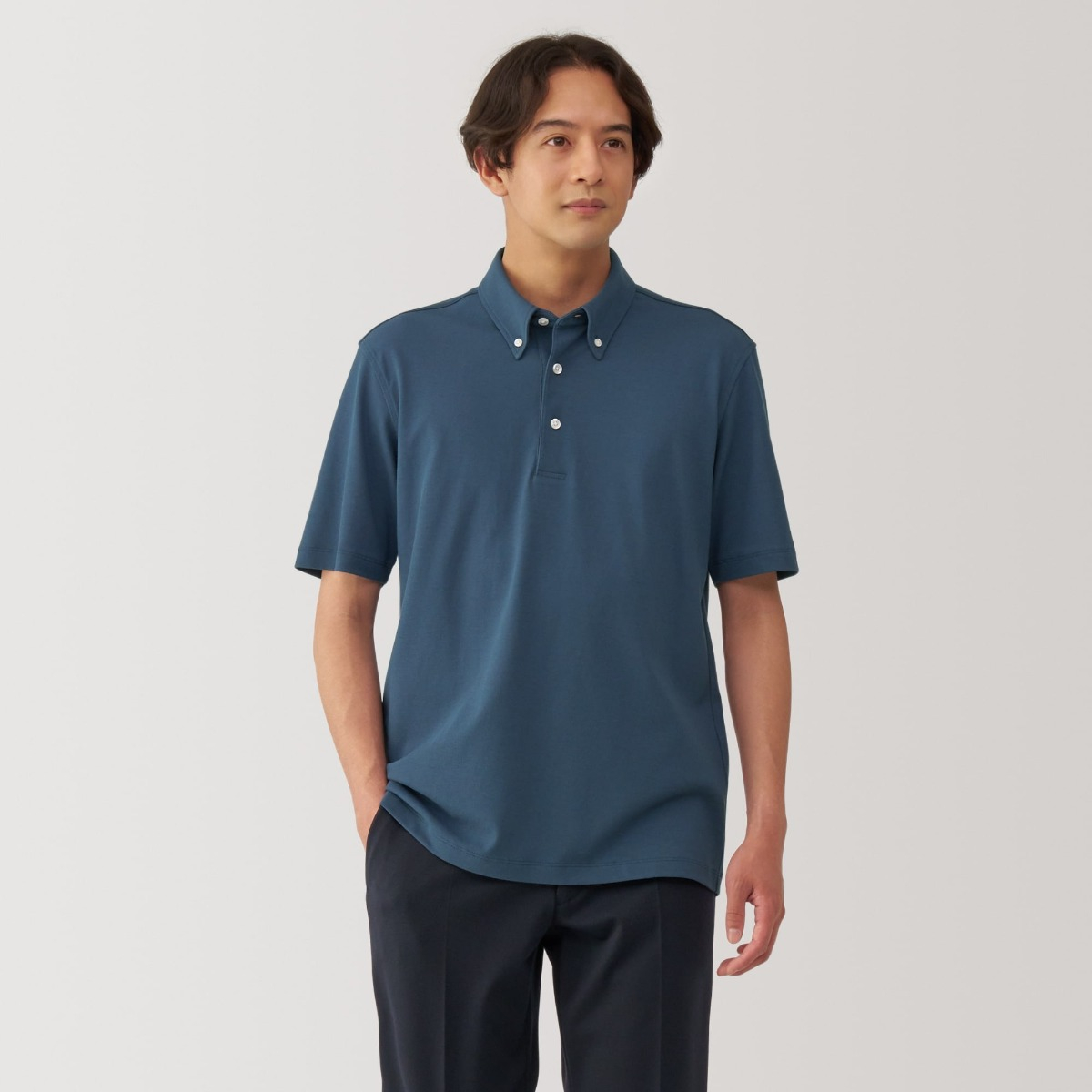 Áo Polo Cổ Cài Nút Vải Pique Cool Touch