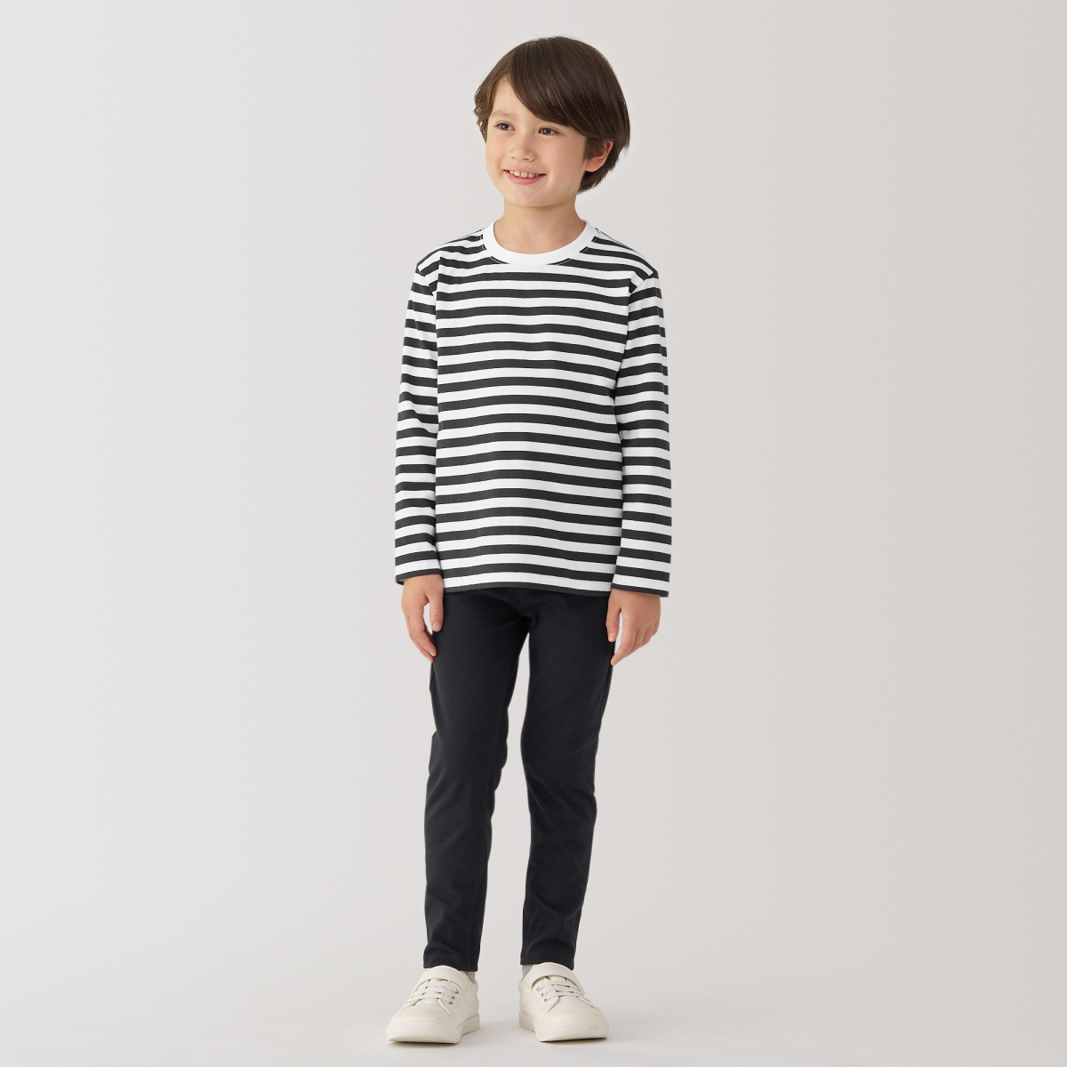 K'S Crewneck L/S T-Shirt (Border)