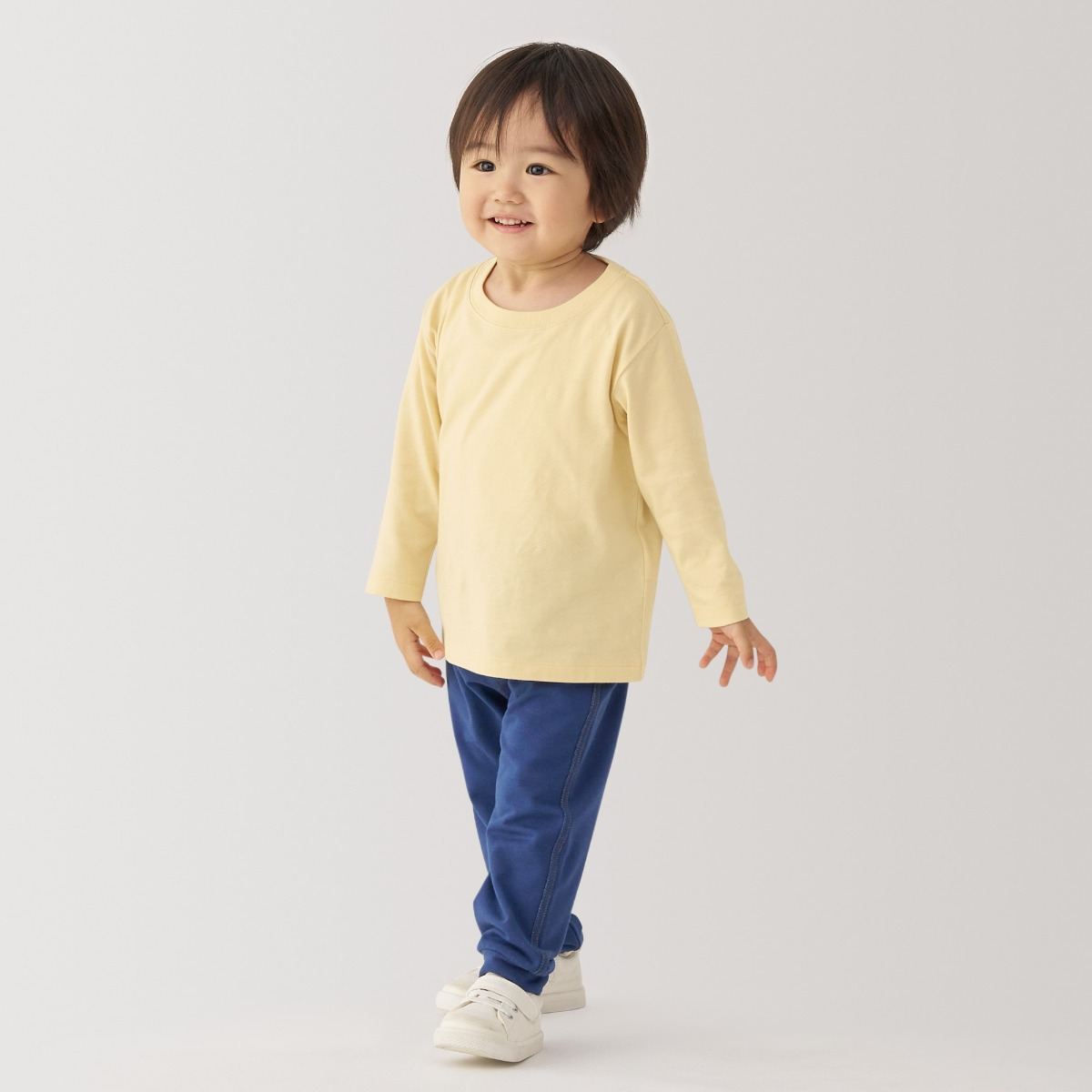 Baby Easy-On Crewneck L/S T-Shirt(Solid)