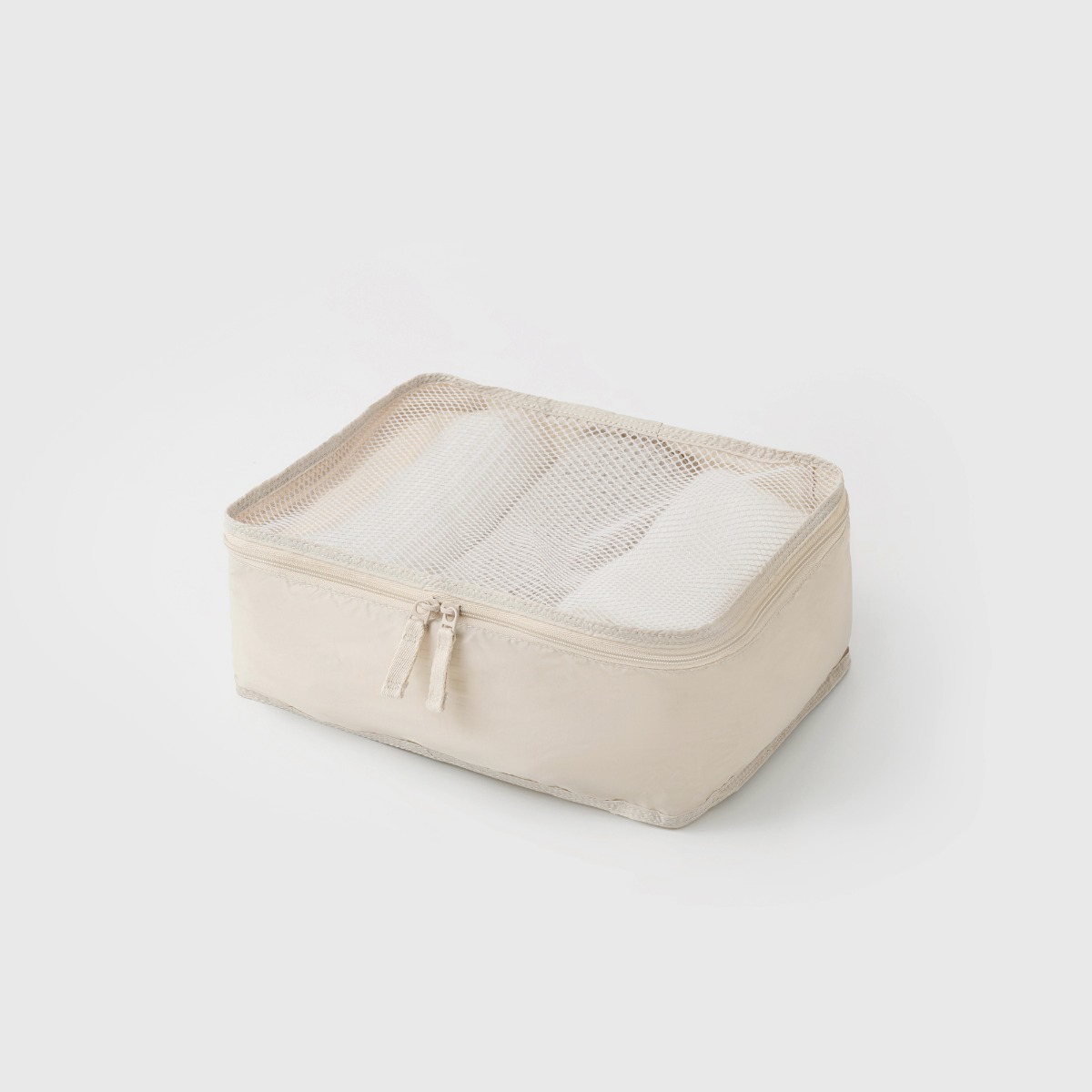MUJI Foldable Storage Case S - S - Beige
