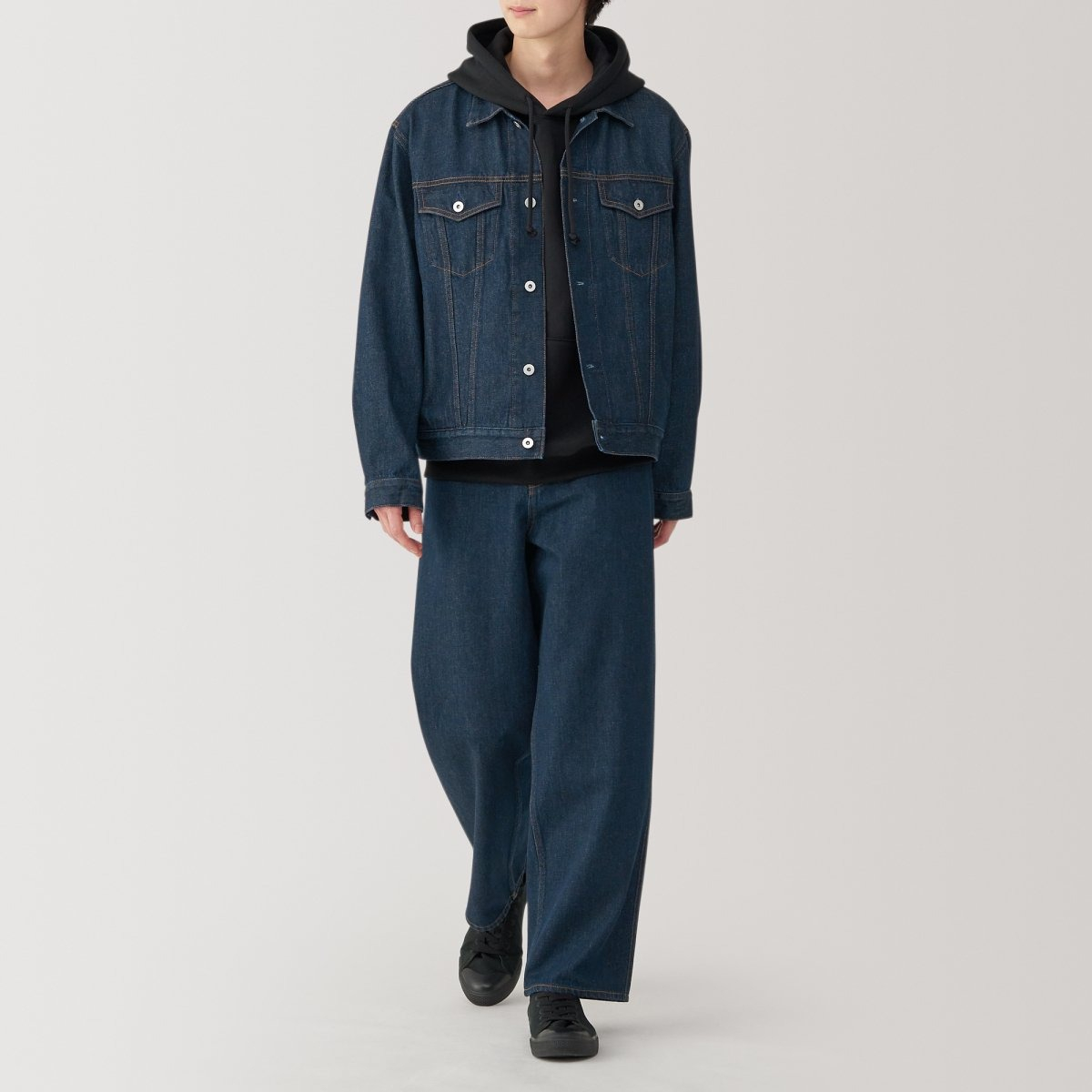 Quần Ống Rộng Denim Kapok