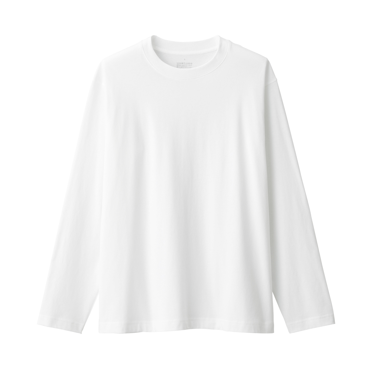 Men'S Brushed Jersey Crew Neck L/S T-Shirt