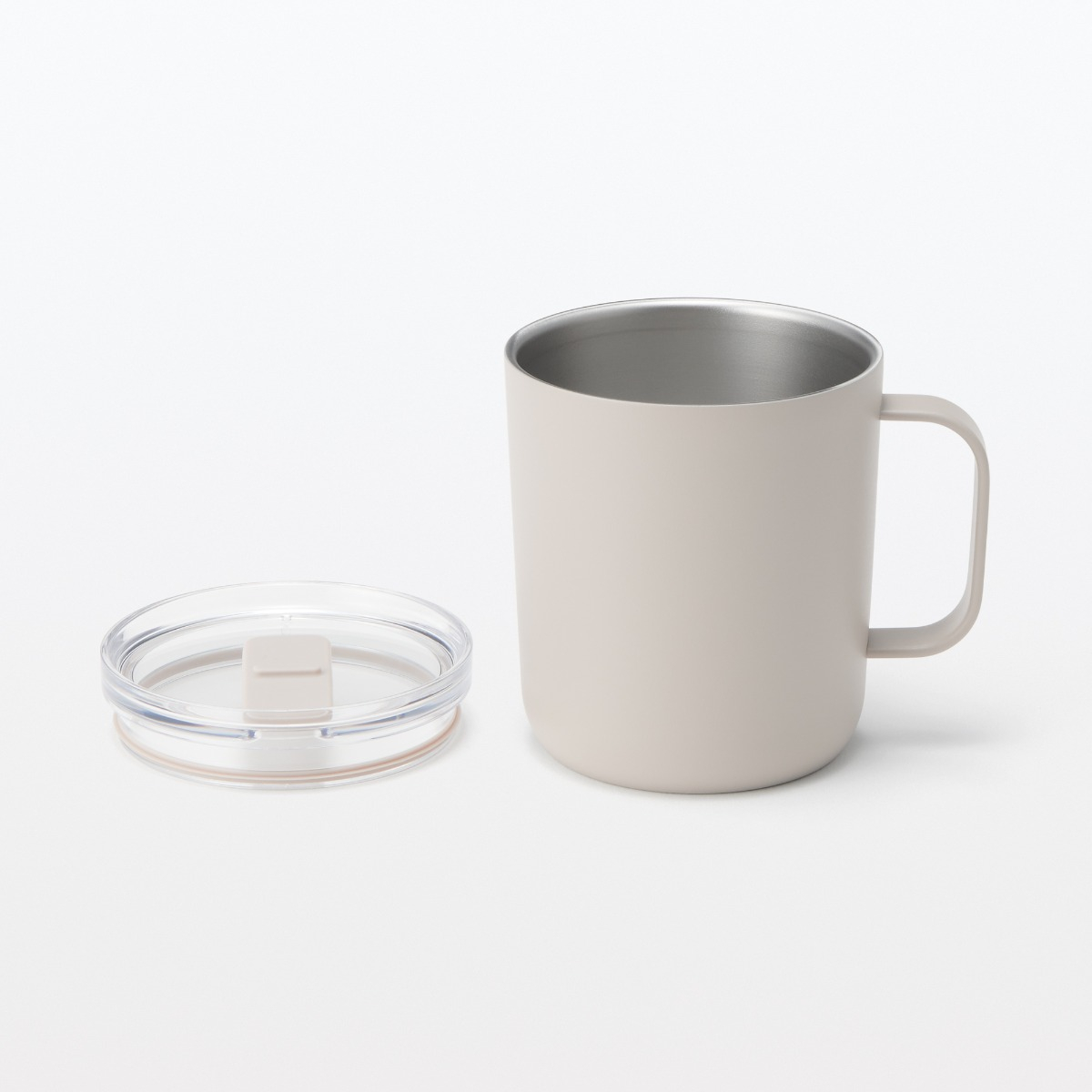 MUJI Ly Giữ Nhiệt Có Nắp - 400ML