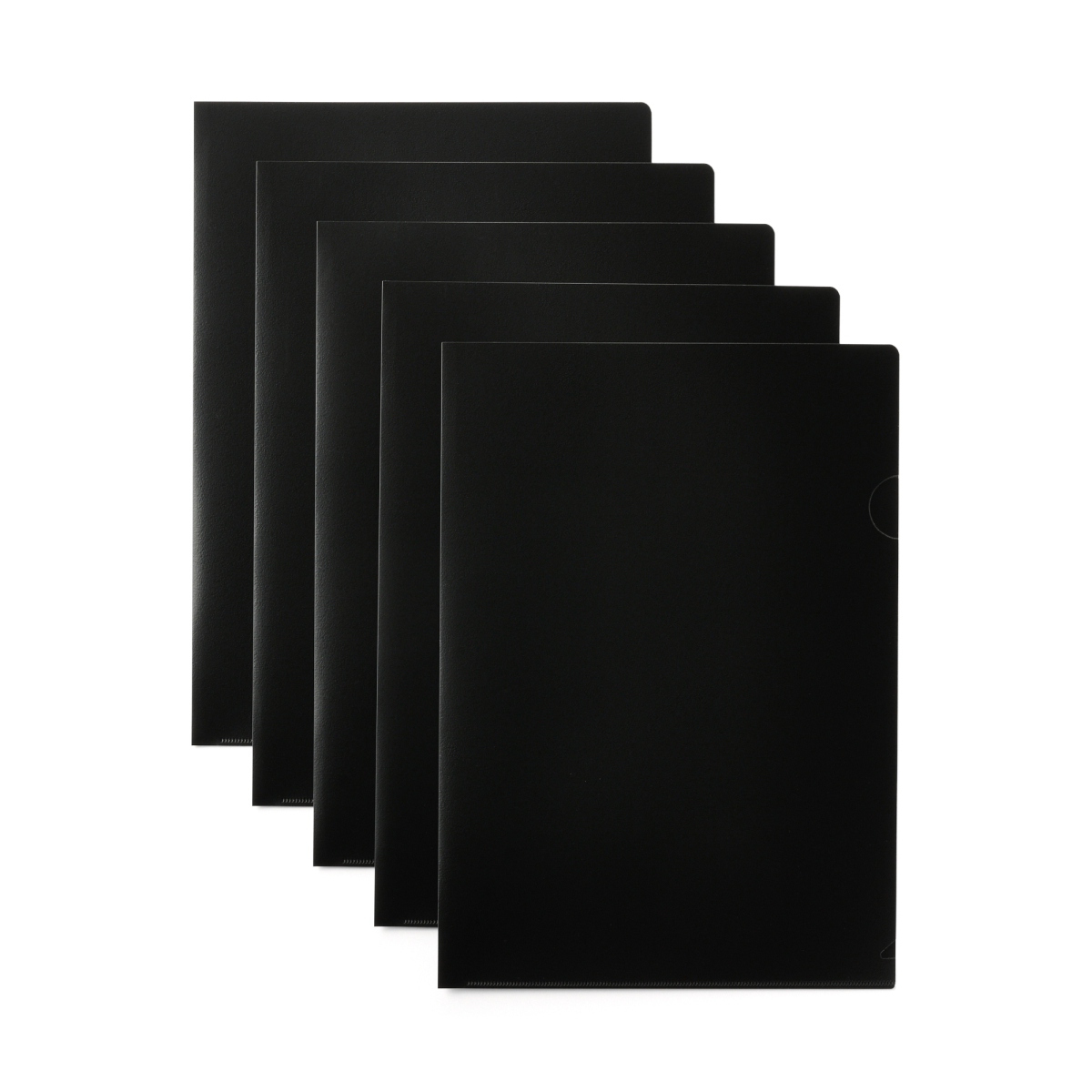 MUJI Bìa Nhựa Mỏng Đựng Hồ Sơ - A4 - Đen