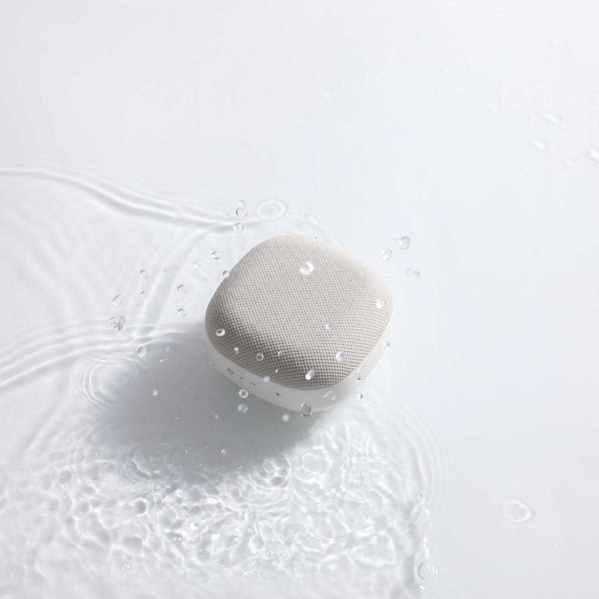 MUJI Loa Di Động Compact - Xám Trắng