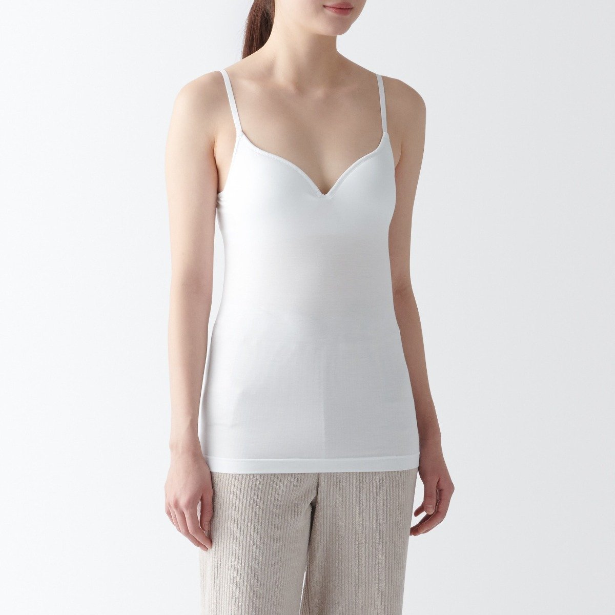 Áo Hai Dây Vải Lyocell MUJI