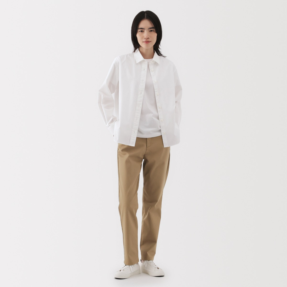 Quần Chino Co Giãn Nữ MUJI