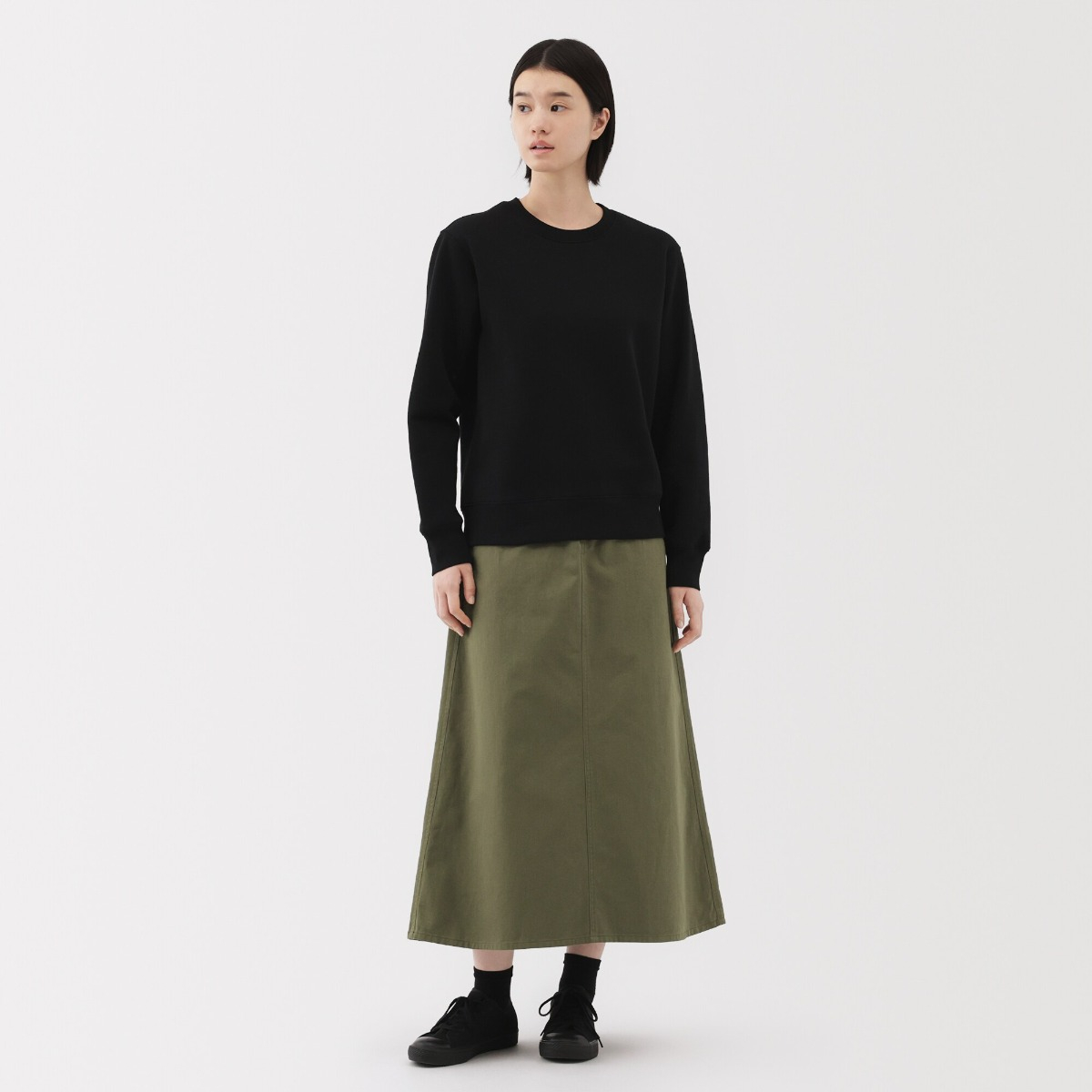 Chân Váy Chữ A Chino Nữ MUJI