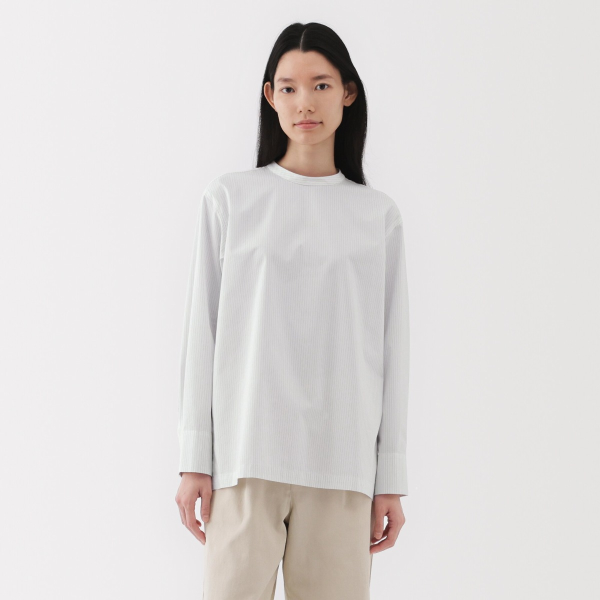 Áo Kiểu Tay Dài Nữ MUJI