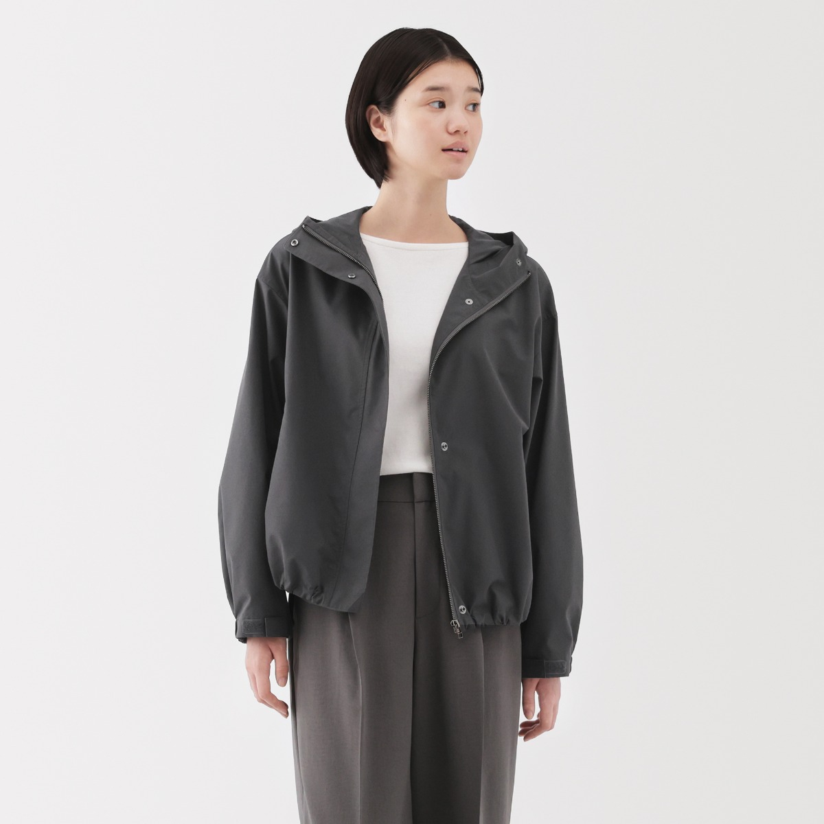 W's Water Repellent Hooded Jacket MUJI