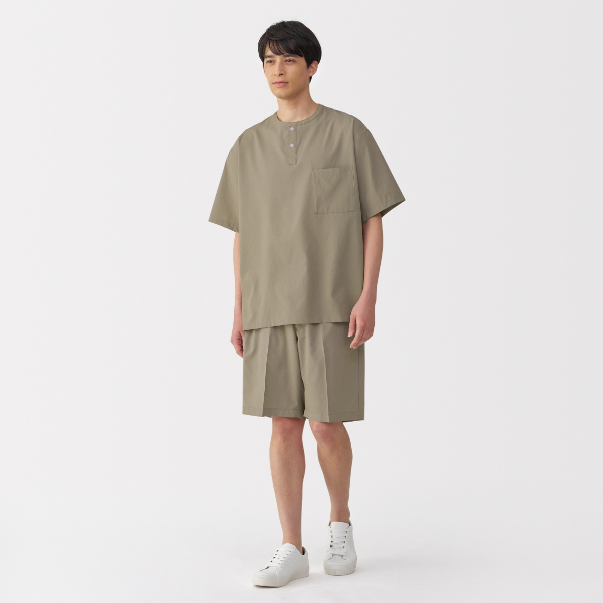 MUJI Quần Short Nam Thoáng Khí