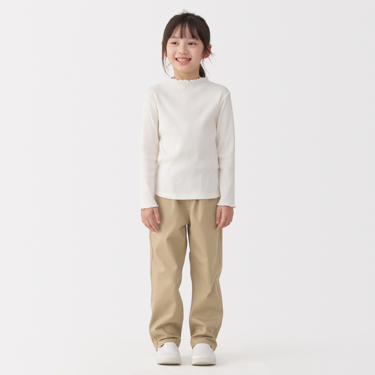 K's Cotton Blended Stretch Chino Loose-fit Pants MUJI