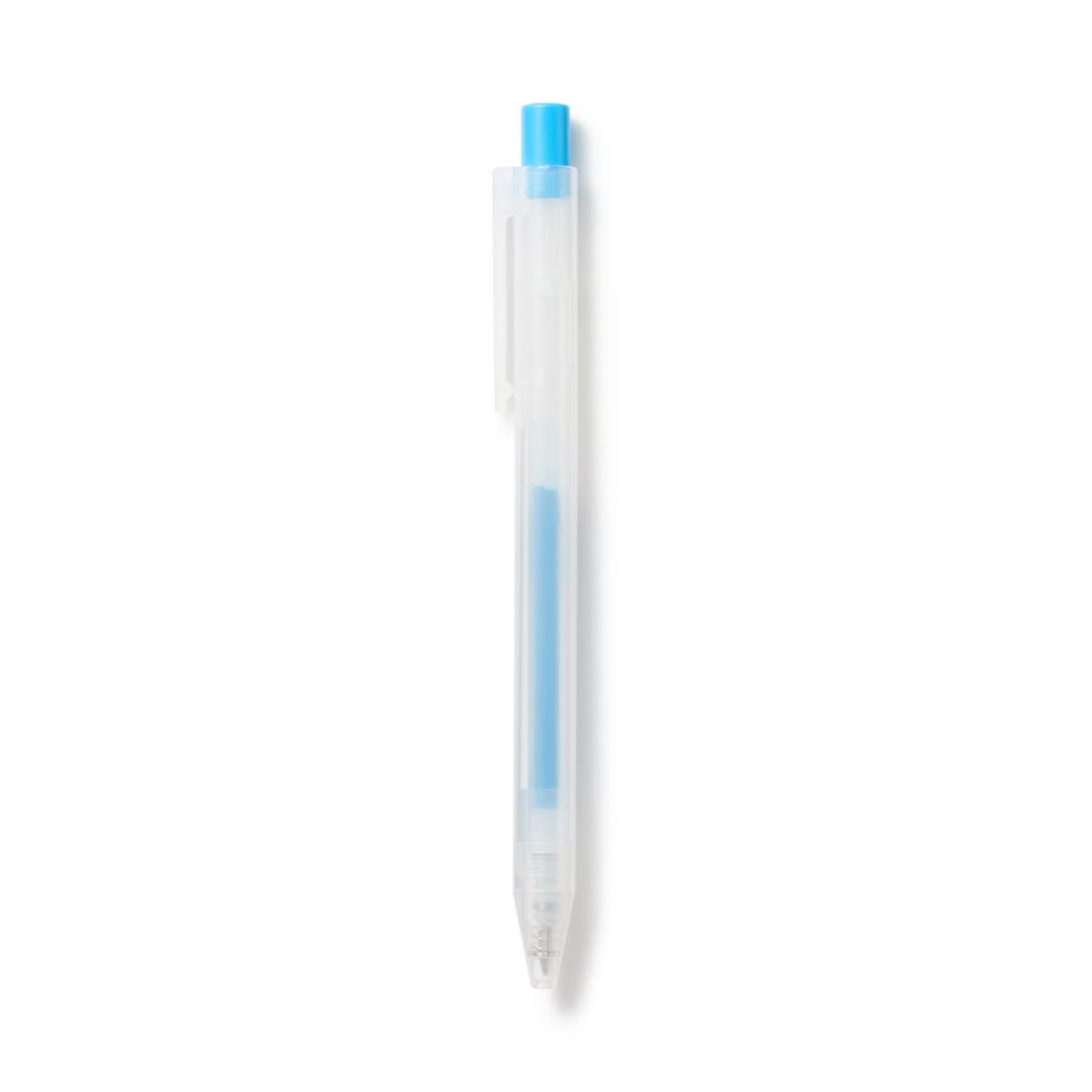 MUJI Bút Bi Bấm 0.3mm - Xanh Nhạt