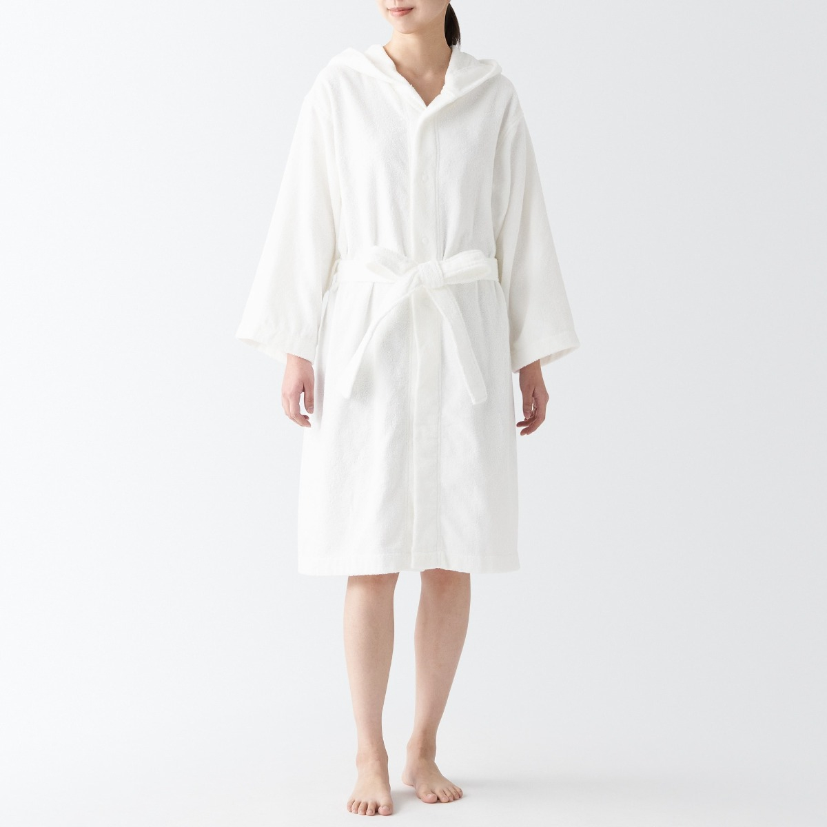 MUJI Side Seamless Pile Bathrobe