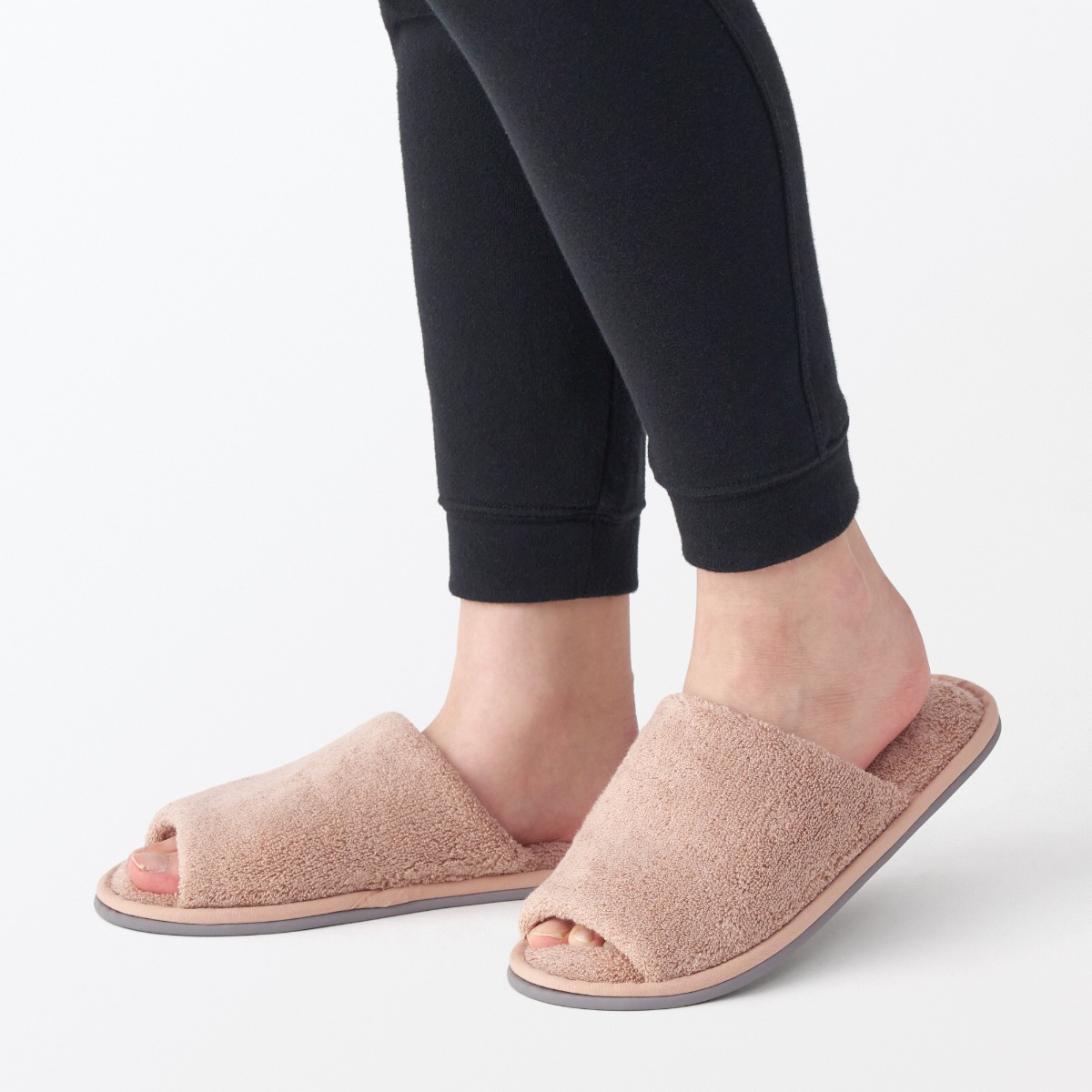 MUJI Dép Quai Ngang Cotton Đi Trong Nhà