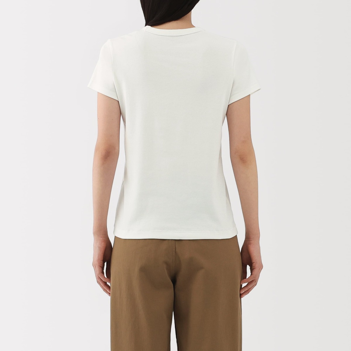 W's Cool Touch Anti-sweat Stain Crew Neck S/slv T-shirt MUJI