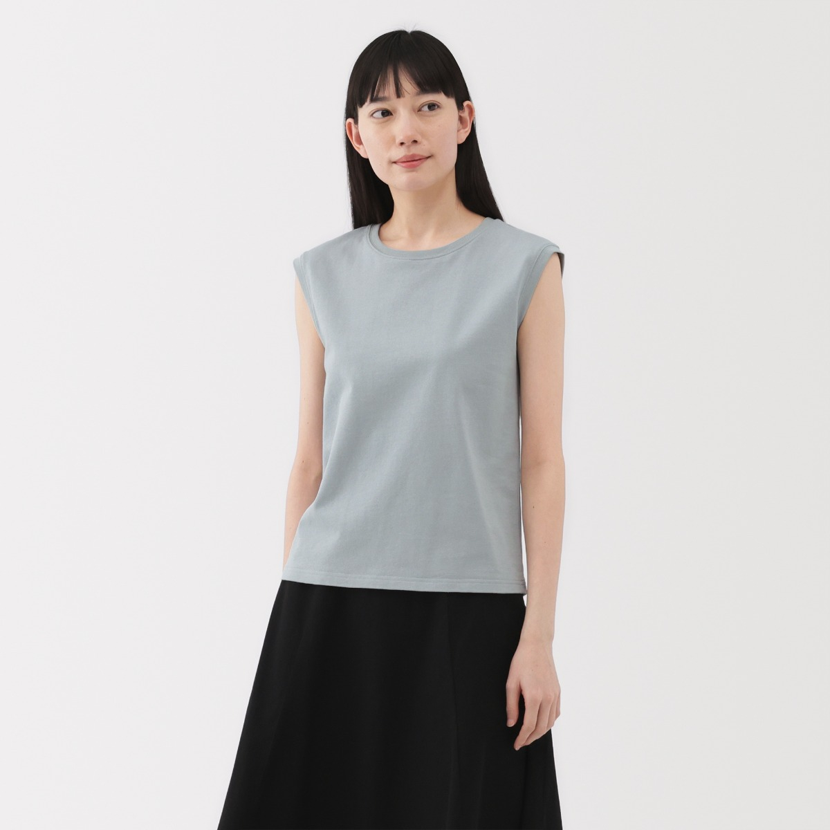 W's Two Threads Jersey French Sleeve T-shirt (Os) MUJI