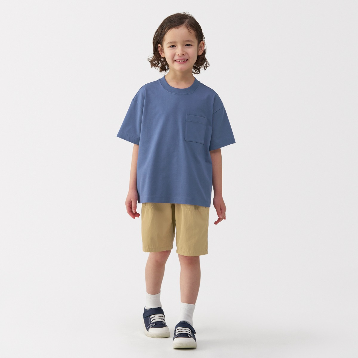 Áo Thun Cool Touch Dáng Rộng Ngắn Tay - Trẻ Em MUJI