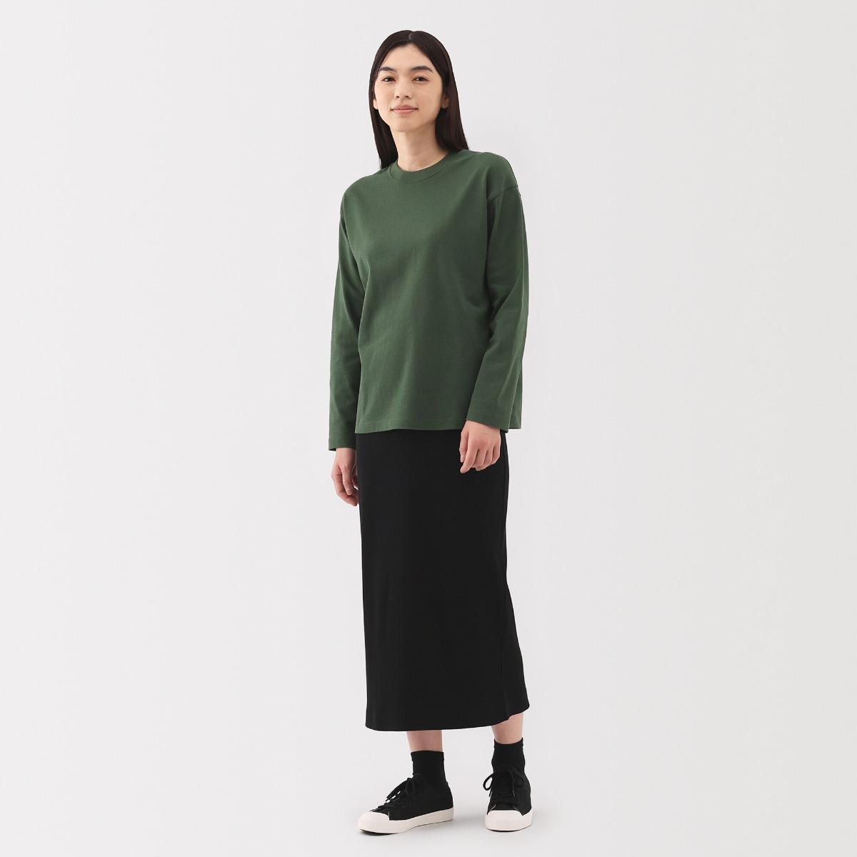 Chân Váy Co Giãn Nữ MUJI