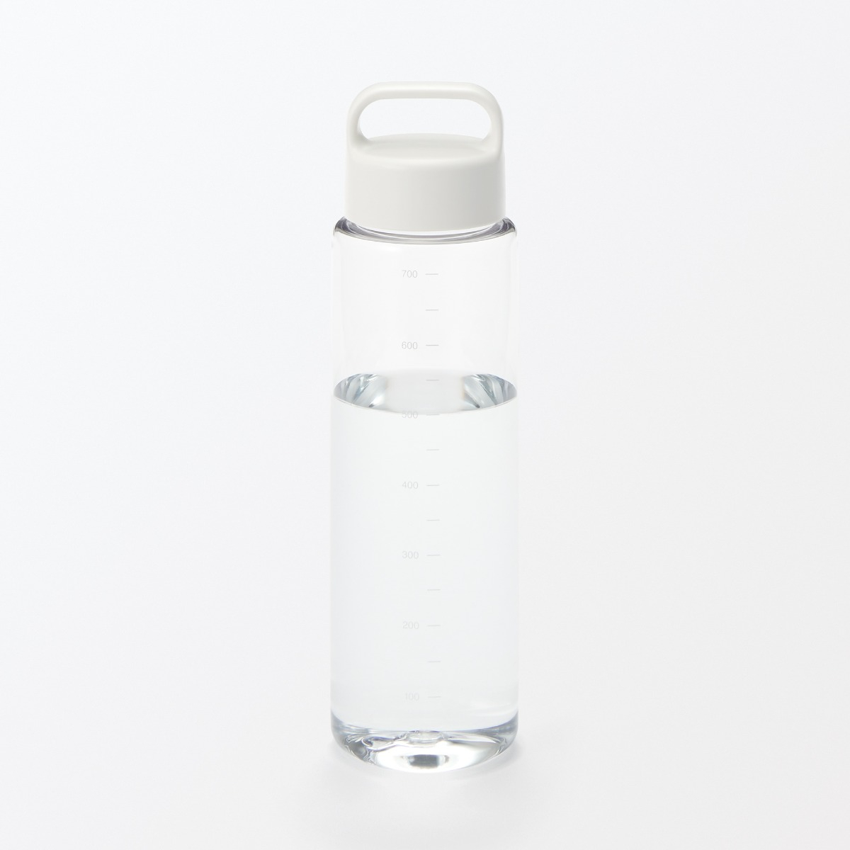 MUJI Bình Nước Có Chia Vạch Dễ Mang Theo - Trắng