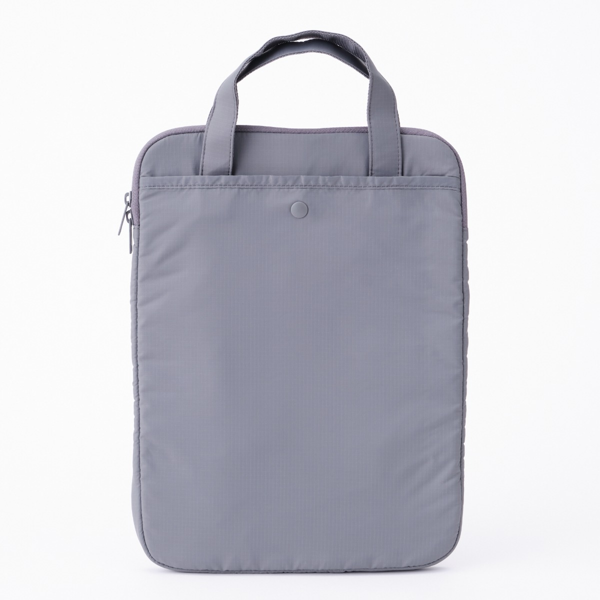 MUJI Parachute Cloth Pc Bag Tall Grey