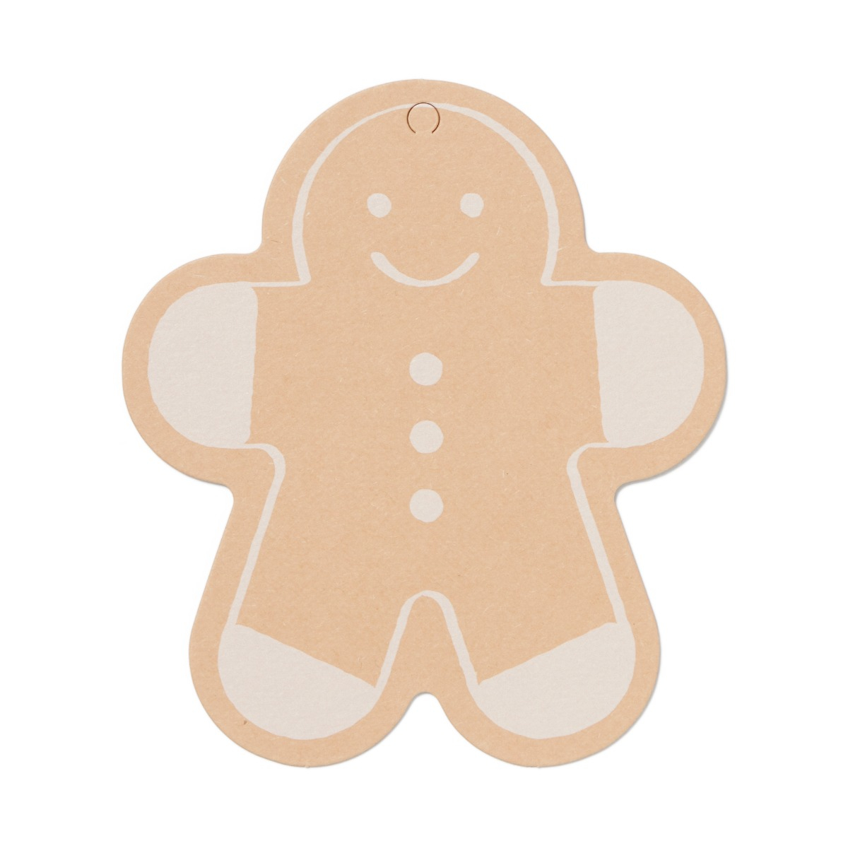 MUJI Bộ 3 Thiệp Hình Người Tuyết Làm Từ Bìa Sổ