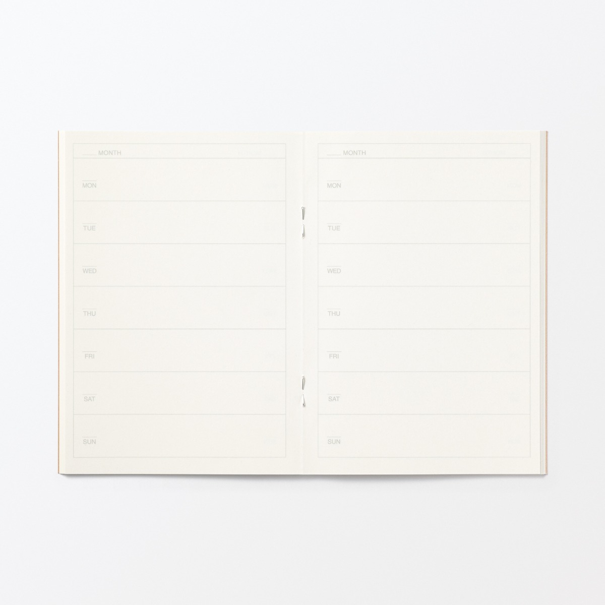 MUJI Notebook Weekly - A6