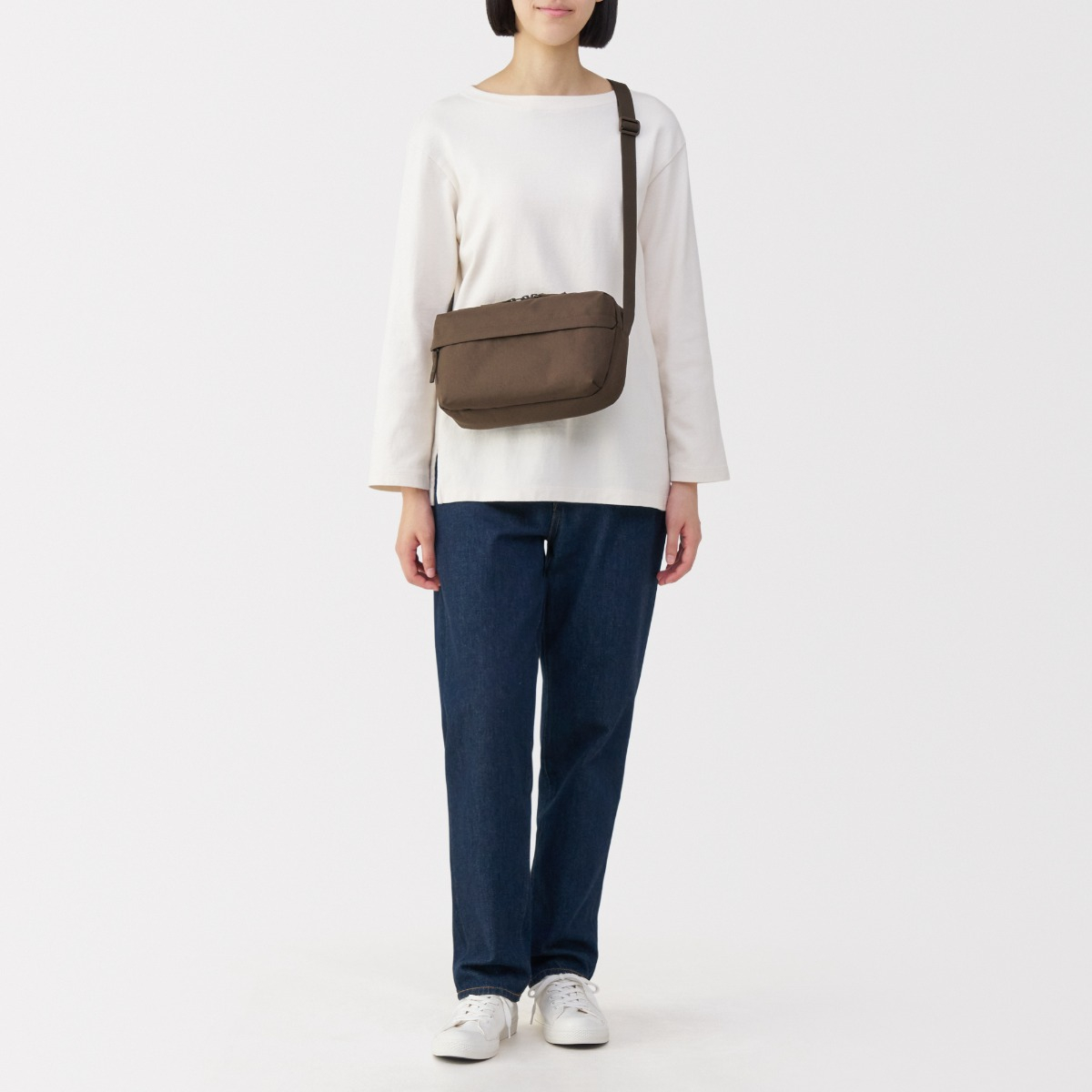 MUJI Túi Đeo Vai Chống Thấm Nước Có Túi Sau