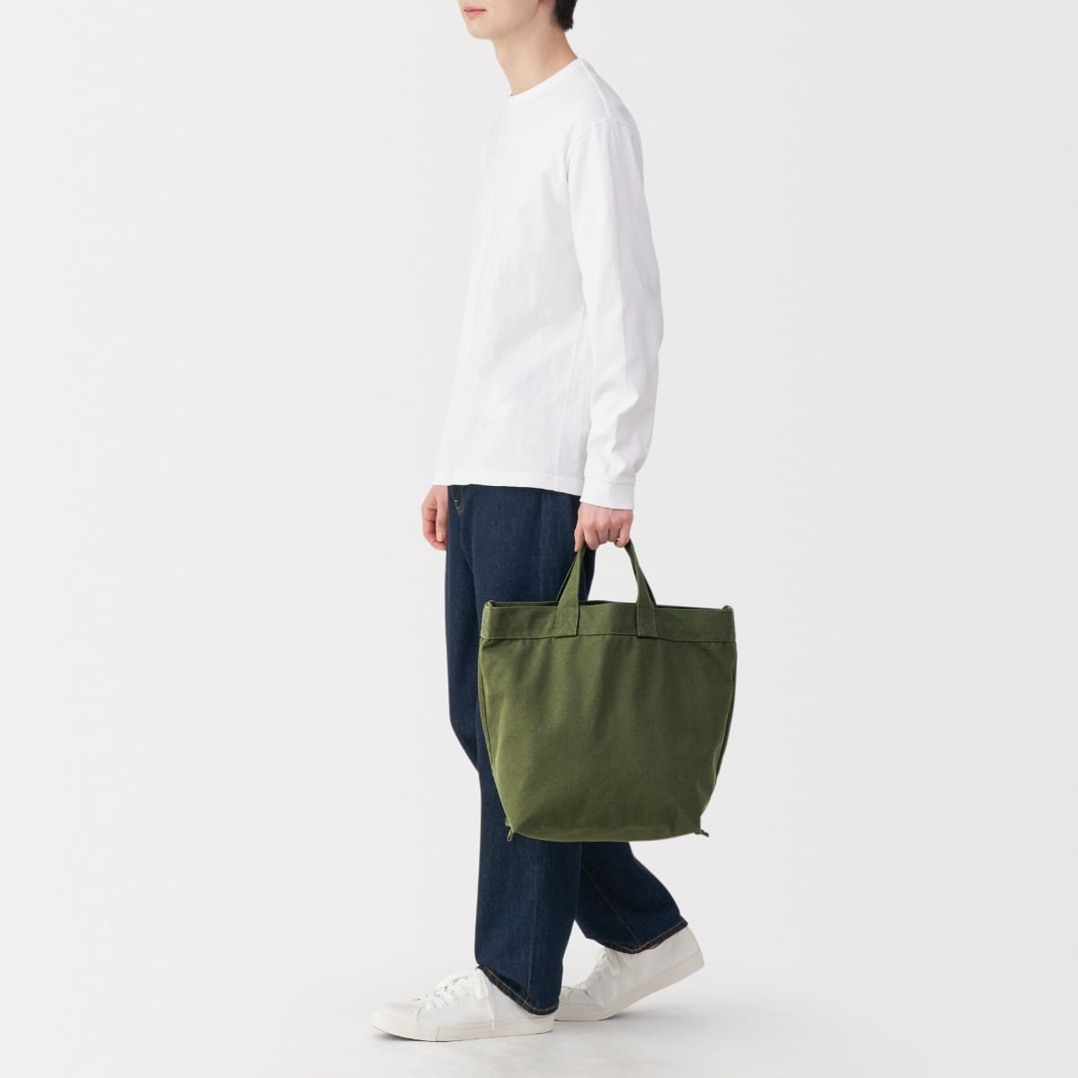 MUJI 2-Way Canvas Tote Bag
