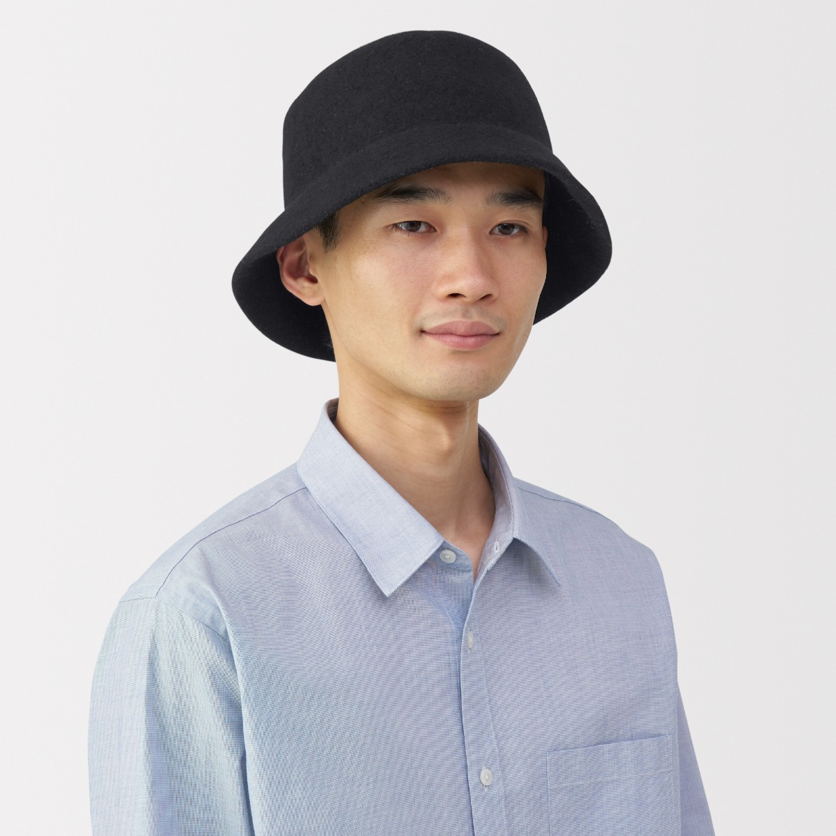 MUJI Mũ Bucket Len