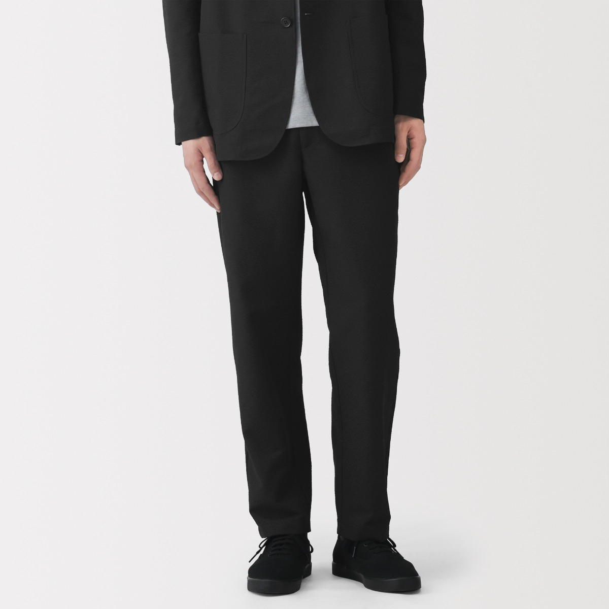 MUJI Quần Ống Suông Nam Thoáng Khí