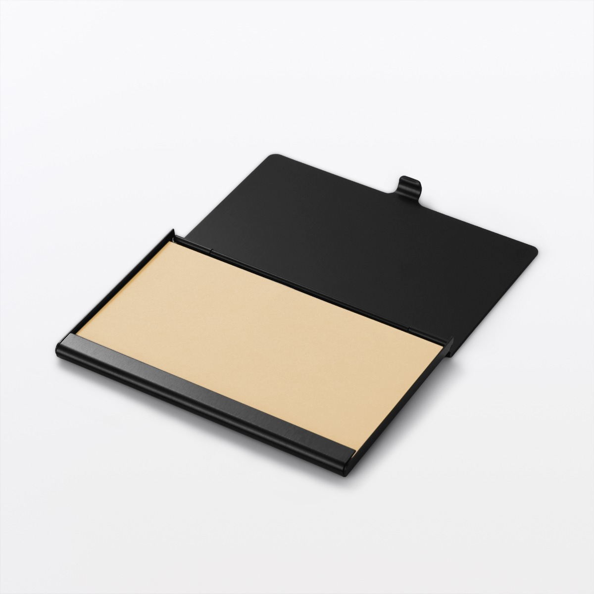 MUJI Hộp Nhôm Đựng Card - 15 Tờ - Đen