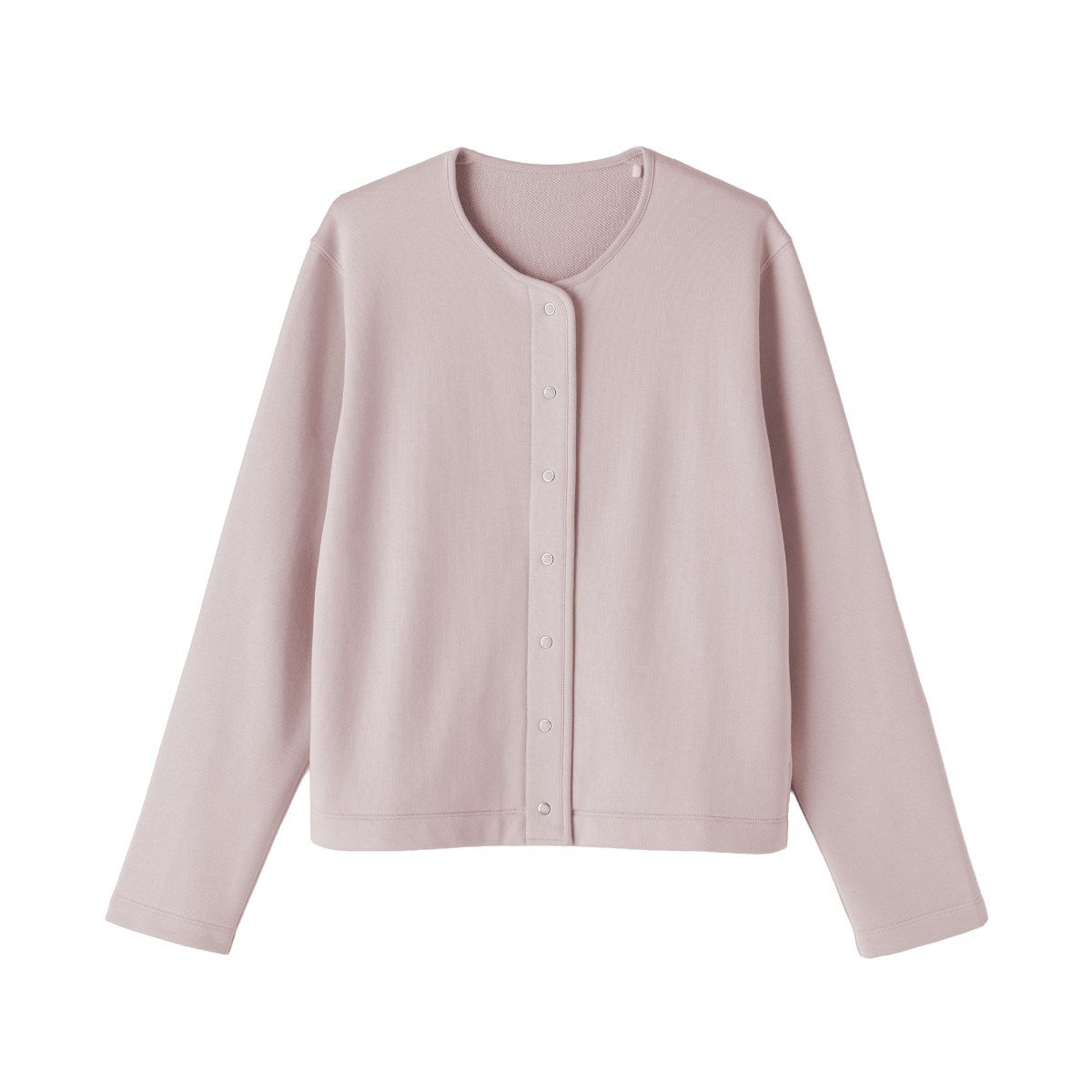 MUJI Áo Cardigan Nữ Vải French Terry