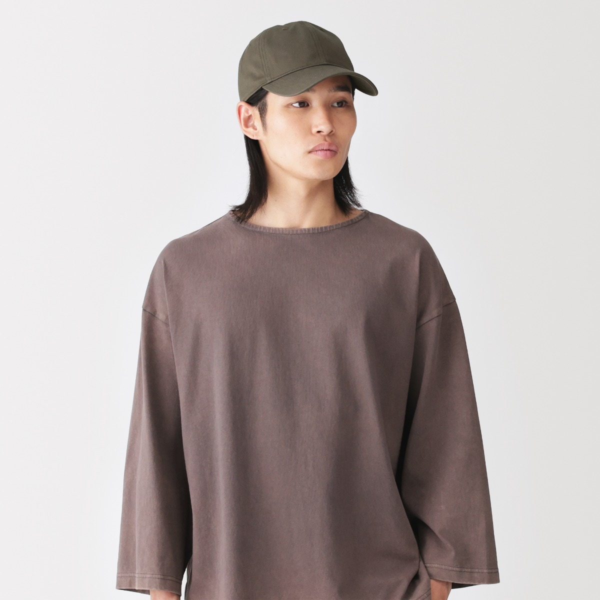 MUJI Mũ Cap Vải Cotton Twill Chống Tia Uv