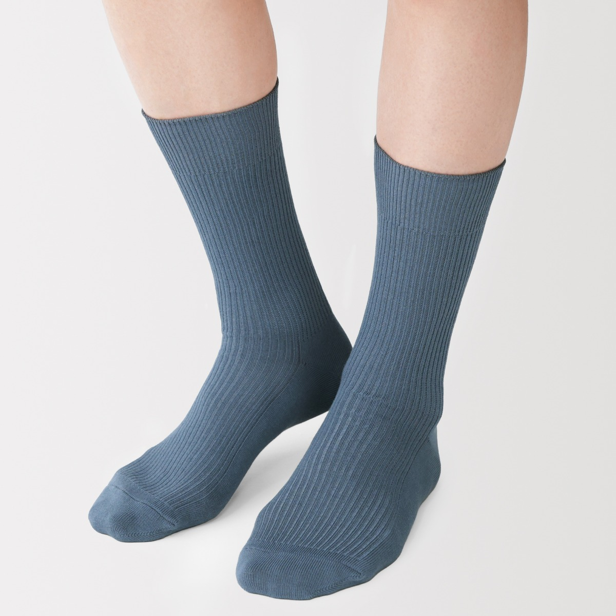 MUJI Tất Nam Ôm 90 Độ Vải Gân
