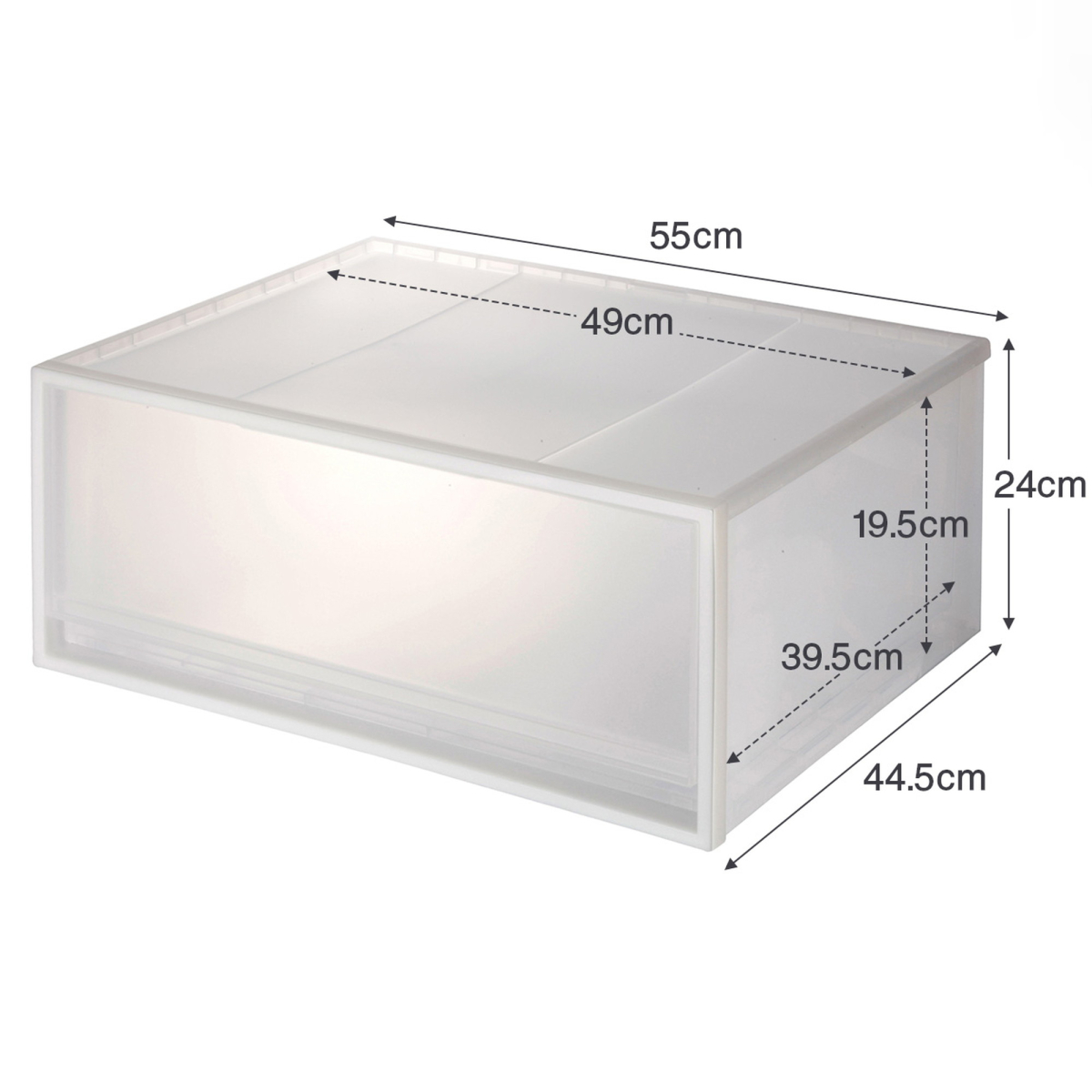PP Storage Box / Wide / M
