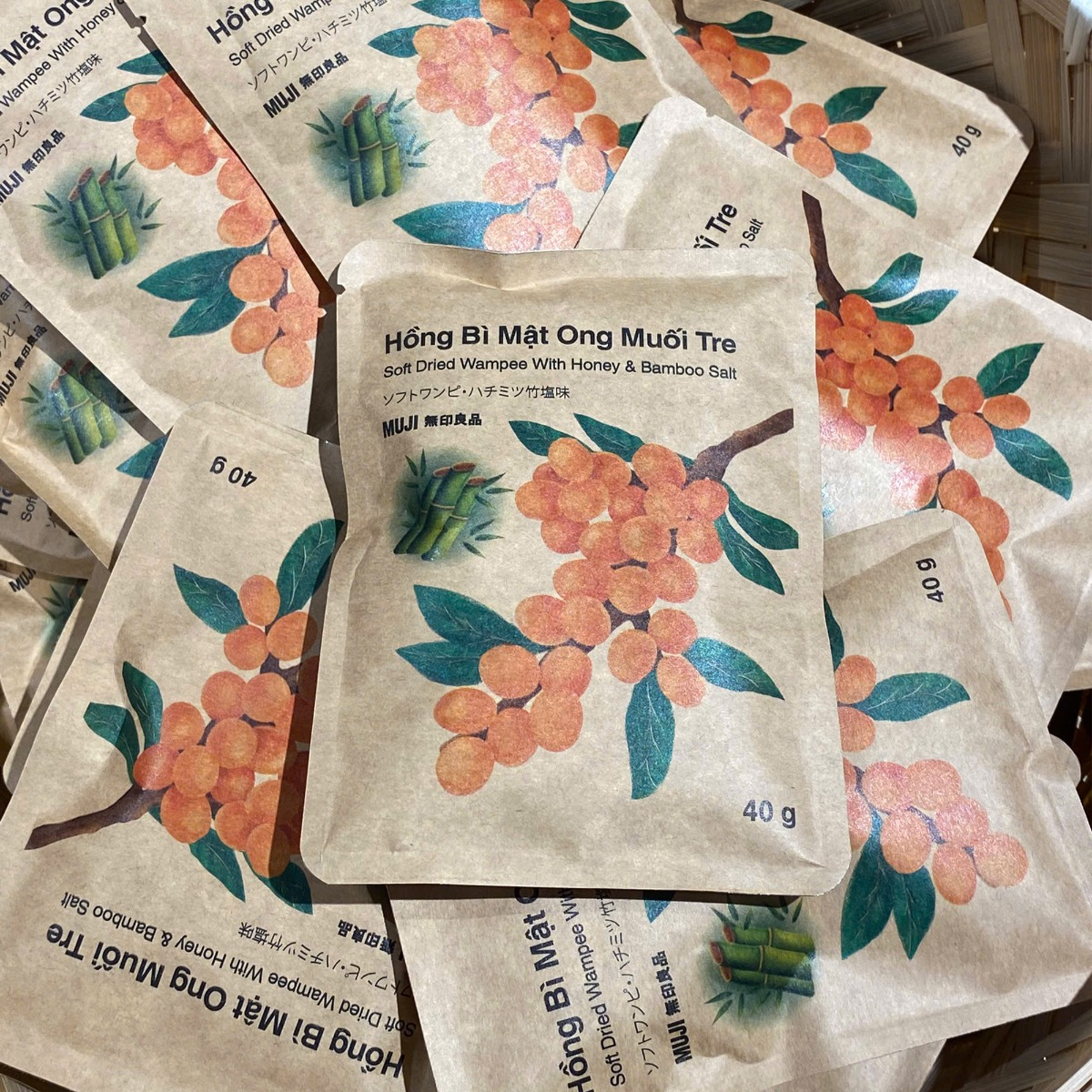 MUJI Hồng Bì Mật Ong Muối Tre